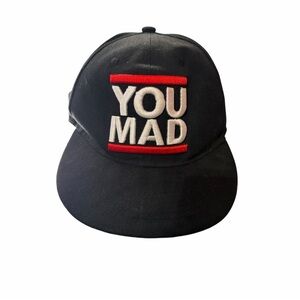 Black and Red 'YOU MAD' Cap